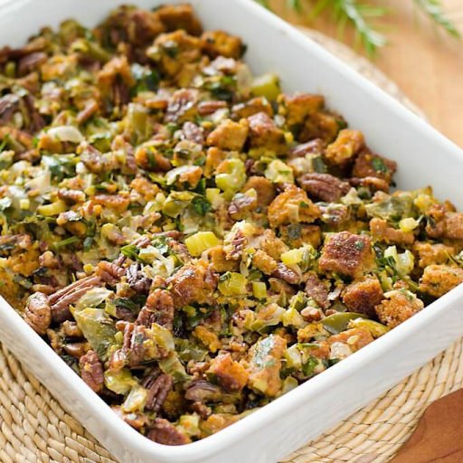 Cornbread Stuffing (Paleo, Gluten free)