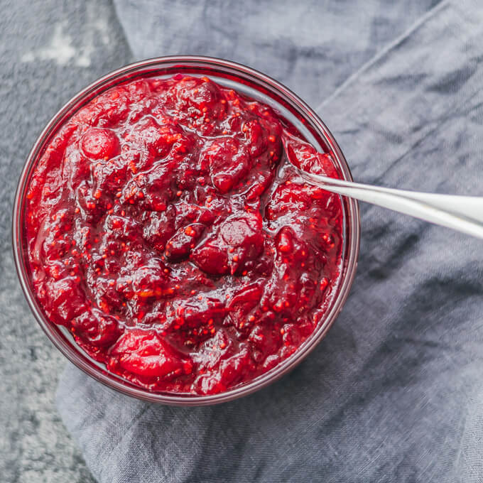 Low Carb Cranberry Sauce