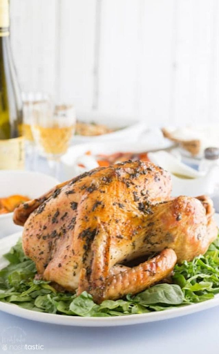 Paleo Thanksgiving Turkey with Fresh Herb Rub